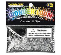 The Beadery - WonderLoom C-Clips, Clear - 100 Pieces - 7307