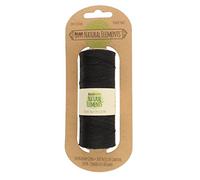 The Beadsmith 100% Hemp Cord - Black Color - 1mm, 394 Foot Spool, 10LB Test Strength - Twine For Jewelry Making, Macrame, Paper Crafts, Gardening, Scrapbooking, Home Décor, DIY String Art & More