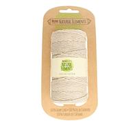 The Beadsmith 100% Hemp Cord - Natural Color - 1.5mm, 262 Foot Spool, 36LB Test Strength - Twine For Jewelry Making, Macrame, Paper Crafts, Gardening, Scrapbooking, Home Décor, DIY String Art & More