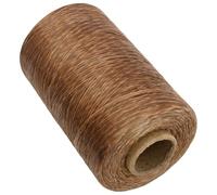 The Beadsmith Artificial Sinew Cord - Waxed Polyester Craft String, Medium Brown Color, 5-Ply, 8-Ounce Spool, 273 yds / 820 ft