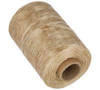 The Beadsmith Artificial Sinew Cord - Waxed Polyester Craft String, Natural Color, 5-Ply, 8-Ounce Spool, 273 yds / 820 ft