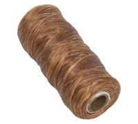 The Beadsmith Artificial Sinew Waxed Thread - Flat Polyester Craft String, Medium Brown Color, 5-Ply, 1-Ounce Spool, 33 yds / 98 ft, Durable & Splittable