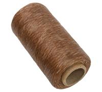 The Beadsmith Artificial Sinew Waxed Thread - Flat Polyester Craft String, Medium Brown Color, 5-Ply, 4-Ounce Spool, 131 yds / 394 ft, Durable & Splittable