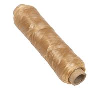 The Beadsmith Artificial Sinew Waxed Thread - Flat Polyester Craft String, Natural Color, 5-Ply, 1/2-Ounce Spool, 20 yds / 60 ft, Durable & Splittable