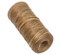 The Beadsmith Artificial Sinew Waxed Thread - Flat Polyester Craft String, Natural Color, 5-Ply, 1-Ounce Spool, 33 yds / 98 ft, Durable & Splittable