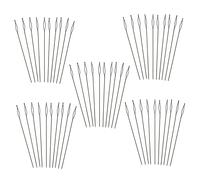 The Beadsmith Basic Elements Collapsible Eye Needles - 2.5 Inch Long - Flexible Twisted Wire - Large Eye, Easy to Thread - 50 Medium Needles