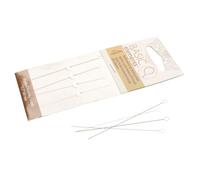 The Beadsmith Basic Elements Twisted Wire Needles - 4-Piece Assorted Sizes - Flexible Beading Needles - Large Round Collapsible Eye - Easy to Thread - Use for Pearl Knotting and Silk Cord