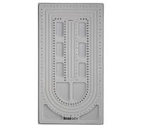 The Beadsmith Bead Board, Grey Flocked, 3 U-Shape and 3 Straight Channels, 10 x 18.5 inches, Design Boards for Creating Bracelets, Necklaces and Other Jewelry