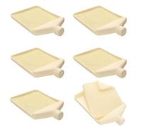 The Beadsmith Bead Funnel Trays - Basic Elements - Includes Removable Bead Mat Insert & Twist Cap -Contain, Fill & Pour Beads, Sand, Confetti & Tiny Parts for Arts and Crafts - 6 Piece Set