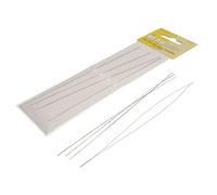 The Beadsmith Big Eye Beading Needles, 5 inches, 4 per Card, Sharp Points, Use for General Sewing, Weaving and Embroidery, Very Easy to Thread