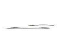 The Beadsmith Big Eye Beading Needles, Assortment Pack, 6 per Card, Sharp Points, Use for General Sewing, Weaving and Embroidery, Very Easy to Thread