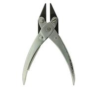 The Beadsmith Chain Nose Parallel Pliers with Spring, 5.5 inches (127mm), Flat Grip for Jewelry Making, Wirework & Repair