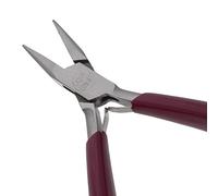 The Beadsmith Chain Nose Pliers - 6-Inches (152 mm) Jewelry-Making Tool w/Polished Steel Head, PVC Comfort Grip, & Double-Leaf Springs