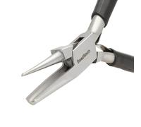 The Beadsmith Concave (Hollow)/Round Nose Piers - Wire Looping and Wire Bending Plier - 5 inches (127mm) - Tool for Jewelry Making