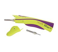 The Beadsmith Cordless Vacuum Hot Fix Applicator with LED Spotlight, BONUS Tip Included, Battery Operated, Use with Hot Fix Crystal, sizes SS12-SS20 (3.2-4.9mm)