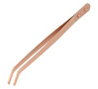 The Beadsmith Curved Copper Tongs - 9” Tool for Pickling, Use with Acid Baths and Pickle Pots