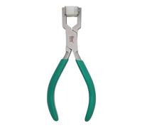 The Beadsmith Double Nylon Jaw Ring Bending Plier, 5.5 inches (140mm), Black PVC Comfort Grip Handle, no Spring, for Protecting Wire When Bending