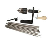 The Beadsmith EZ Coiler Pro - Wire Elements - Includes Mountable Base, 9 Mandrels, Chuck Key, Instructions, and a Storage Case - Create Jump Rings, Coiled Beads, Beaded Coils, and Spiral