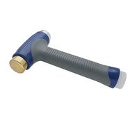 The Beadsmith EZ-Strike Hammer - Metal Elements Patent Protected Metal Working Hammer - Interchangeable Heads - 6.5Ó x 3.75Ó - Ergonomic Handle - Use for Stamping Jewelry, Leather & Wood