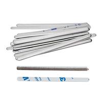 The Beadsmith Fablastic Aluminum Nose Strips with 3M Adhesive, 24 Pieces in a Package, Nose Bridge Strips for Mask Making, Metal Strips, Nose Clips for DIY Masks