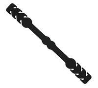 The Beadsmith Fablastic Mask Mate Adjustable Extenders, 7.5 inches, Black Color, 2 Pack, Make Your Mask More Comfortable, Extension Hook for Extending Masks, Extender Strap
