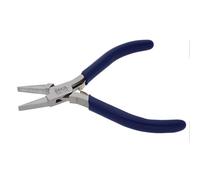 The Beadsmith Flat Nose Pliers - Economy Line - 4.5 inches (114mm) - Vinyl Grip Handle with Double Leaf Springs - Jewelry Making Tool for Creating Bracelets, Earrings and Necklaces
