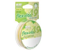 The Beadsmith Flex-Rite Beading Wire, Nylon-Coated Stainless-Steel Wire