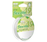The Beadsmith Flex-Rite Beading Wire, Nylon-Coated Stainless-Steel Wire