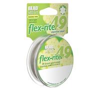 The Beadsmith Flex-Rite Beading Wire, Nylon-Coated Stainless-Steel Wire