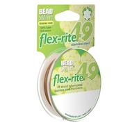 The Beadsmith Flex-Rite Beading Wire, Nylon-Coated Stainless-Steel Wire