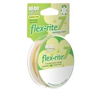 The Beadsmith Flex-Rite Beading Wire, Nylon-Coated Stainless-Steel Wire