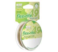 The Beadsmith Flex-Rite Beading Wire, Nylon-Coated Stainless-Steel Wire