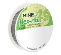 The Beadsmith Flex-Rite Beading Wire, Nylon-Coated Stainless-Steel Wire