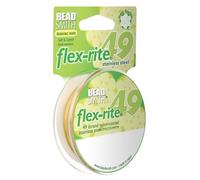 The Beadsmith Flex-Rite Beading Wire, Nylon-Coated Stainless-Steel Wire