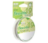The Beadsmith Flex-Rite Beading Wire, Nylon-Coated Stainless-Steel Wire