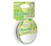 The Beadsmith Flex-Rite Beading Wire, Nylon-Coated Stainless-Steel Wire