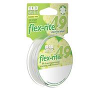The Beadsmith Flex-Rite Beading Wire, Nylon-Coated Stainless-Steel Wire