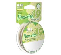 The Beadsmith Flex-Rite Beading Wire, Nylon-Coated Stainless-Steel Wire