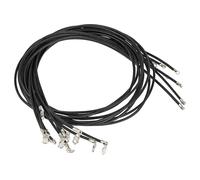 The Beadsmith Greek Leather Necklaces - Black, 16” in Length, Assembled with Sterling Silver Lobster Clasp, 12-Pack