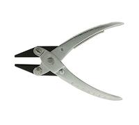 The Beadsmith Half Round and Concave Parallel Pliers - 5.5 inches (140mm) Steel tool for jewelry making, with spring