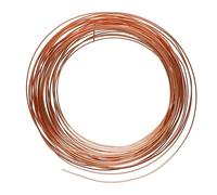 The Beadsmith Half-Round Craft Wire - Soft Temper Jewelry Wire, Copper Color, 21 Gauge, 7 Yards