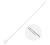 The Beadsmith Hook Eye Needle - Basic Elements - 10” Long Extra Fine Bead Stringing Tool, Quickly and Efficiently Load Beads onto Cord