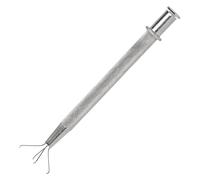 The Beadsmith Jeweler’s Pick-Up Tool - 4.5” Spring Loaded 4-Prong Grabber Tool, Precision Claw Tool for Beads, Gems & Small Parts, Made of Stainless Steel