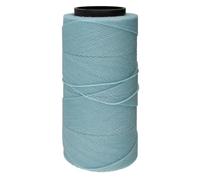 The Beadsmith Knot It Waxed Polyester Cord - Baby Blue Color - 0.7mm Diameter - Light Wax, 144 Meters (472 Feet) Per Spool - Make Jewelry, Macrame, Friendship Bracelets and DIY Crafts