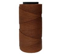 The Beadsmith Knot It Waxed Polyester Cord - Coffee Color - 0.7mm Diameter - Light Wax, 144 Meters (472 Feet) Per Spool - Make Jewelry, Macrame, Friendship Bracelets and DIY Crafts