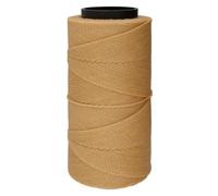 The Beadsmith Knot It Waxed Polyester Cord - Natural Color - 1mm Diameter - Light Wax, 144 Meters (472 Feet) Per Spool - Make Jewelry, Macrame, Friendship Bracelets and DIY Crafts
