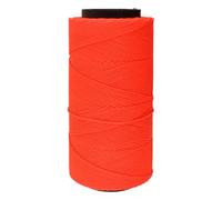 The Beadsmith Knot It Waxed Polyester Cord - Neon Orange Color - 0.7mm Diameter - Light Wax, 144 Meters (472 Feet) Per Spool - Make Jewelry, Macrame, Friendship Bracelets and DIY Crafts