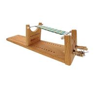 The Beadsmith Little Ricky Beading Loom, Two-Warp Loom, 9.25" L x 2.5" W x 2.875" H, Wooden, Illustrated Instructions Included, Easy Assembly, Use to Create Necklace and Bracelet Designs