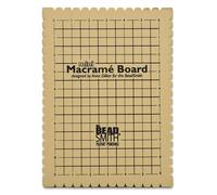 The Beadsmith Mini Macrame Board, 7.5 x 10.5 inches, 0.5" Thick Foam