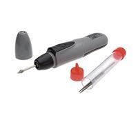 The Beadsmith Motorized Bead Reamer - Cordless: 2 AA Batteries - Included 3 Diamond Points - Use on Glass, Ceramic or Stone - Tools for Opening & Enlarging Holes & Softening & Smoothing Rough Edges
